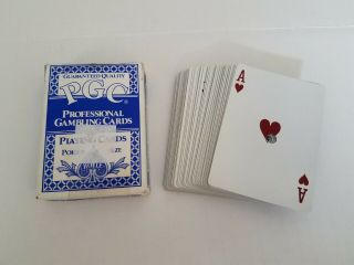 Casino Playing Cards Bob Stupak ' s Vegas World Game Blue Deck & Dice 3