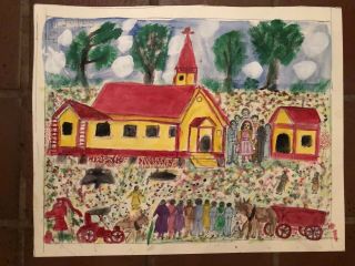 Mc 5 Cents Jones Wedding In The Country Outsider Art