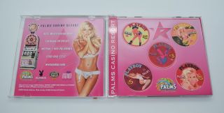 Set of 5 Palms $5 Playboy Pamela Anderson Casino Chips Las Vegas Nevada 3