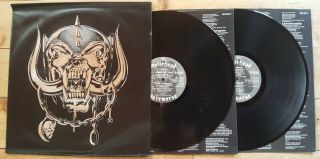 Motorhead No Remorse Double Vinyl Lp Special Leather Edition Rare