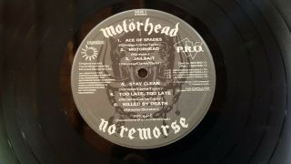 Motorhead No Remorse double Vinyl Lp special leather edition RARE 5