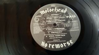 Motorhead No Remorse double Vinyl Lp special leather edition RARE 6
