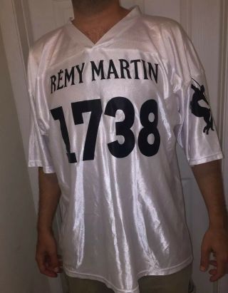 Remy Martin " Vs  Gs " Cognac Jersey Men`s Size Xl In White And Black