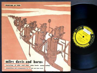 Miles Davis And Horns Lp Prestige 7025 Us 