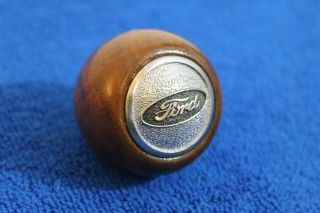 Ford Wooden Knob Gear Shift Knob Accessory F150 Truck Bronco Mustang Galaxie GT 4