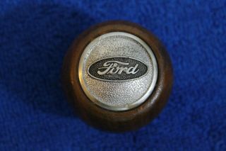 Ford Wooden Knob Gear Shift Knob Accessory F150 Truck Bronco Mustang Galaxie GT 8