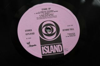 Jethro Tull Stand Up Rarer Uk 1969 Island Black Block Format Ex Lp,  Plays Well.