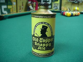 Old Topper Snappy Ale Cone Top Beer Can