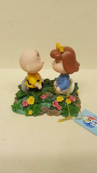 Peanuts Charlie Brown And Peggy Jean Figurine Westland Giftware 8213