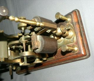 Antique Bronze Boston Telegraph Receiver Machine 1940 ' s 4
