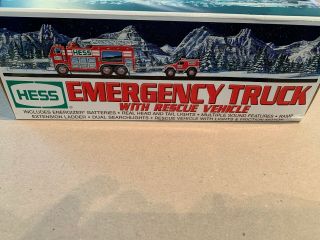 Hess 2005 Emergency Fire Truck With Rescue Vehicle