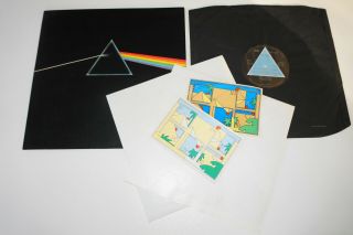 Pink Floyd - Dark Side Of The Moon 1973 Uk 1st Solid Blue A2 B2 Harvest Shvl 804