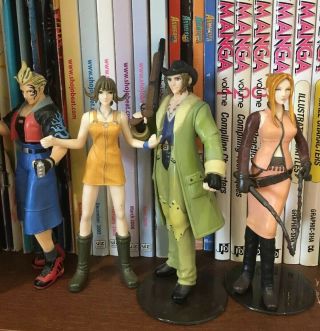 Final Fantasy Viii 8 Bandai Loose Figures Set Of 4 - Zell Selphie Irvine Quistis