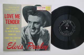 10 " Elvis Presley Love Me Tender Songs Ls548 Victor Japan Vinyl