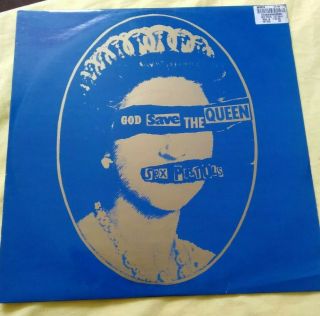 God Save The Queen By The Sex Pistols,  Plus Neil Barnes Remix 12 " Vinyl,  Near.