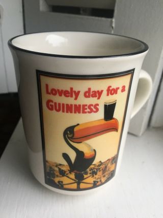 Vintage Guiness Coffee Cup Carrigaline Pottery Made In Ireland Coffee Mug
