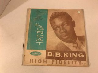 B.  B.  King,  High Fidelity,  The Great,  Album,  Vinyl Crown Records