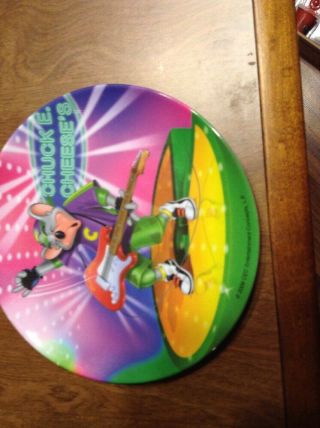 Chuck E Cheese Dinnerware Plate,  Vintage 2009 Cec Entertainment Cogreat Gift