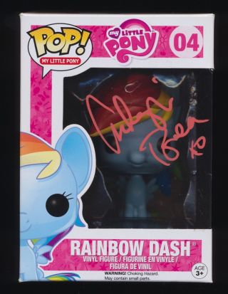 Ashleigh Ball Signed My Little Pony Rainbow Dash Funko Pop