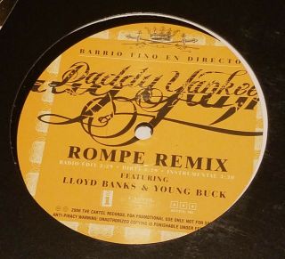 Daddy Yankee - Rompe remix Vinyl (unsealed) 2
