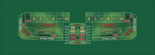 Professional Casino Style 12 ' Craps Table.  Made to order and fully customizable 9