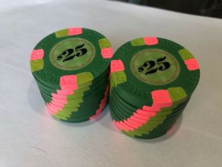 Paulson Tophat & Cane Poker Chips (20 CLASSIC) $25 Denomination 4