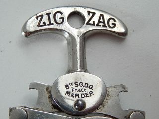 Vintage French ZIG ZAG Accordion - Style Corkscrew Wine Bottle Opener,  Barware,  Bar 4