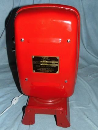 ECO TIREFLATOR AIR METER MODEL 97 WALL MOUNT GAS OIL STATION PUMP RESTORED Lamp 6