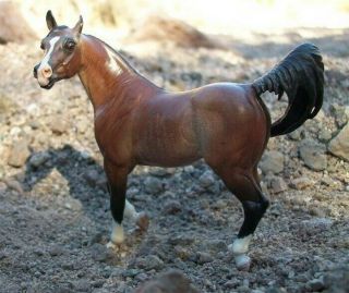 Mini Nahar - Stablemate/chips Arabian Stallion Sculpted By Sarah Rose