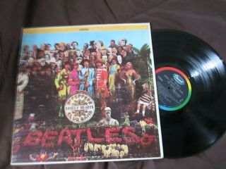 Beatles Sg.  Peppers Lonely Hearts Club Orig Stereo Lp W/insert Vg,  /vg,