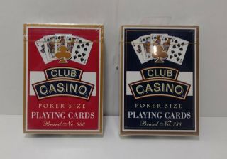Club Casino Playing Cards 2 Decks