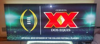 Dos Equis Official Beer Of College Football Playoff Acrylic Led Light Sign