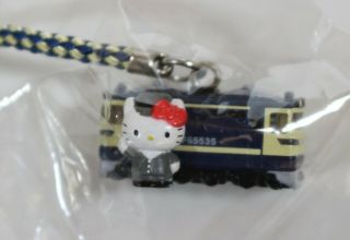 Hello Kitty Jr Cargo Kanto Ef65535 Locomotive Strap Charm Figure Sanrio 2009 Got