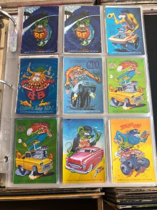 1998 RAT FINK TRADING CARDS CARDS ED 