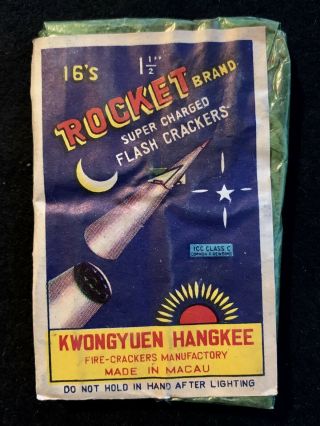 Firecracker Label Rocket 16’s Macau Complete