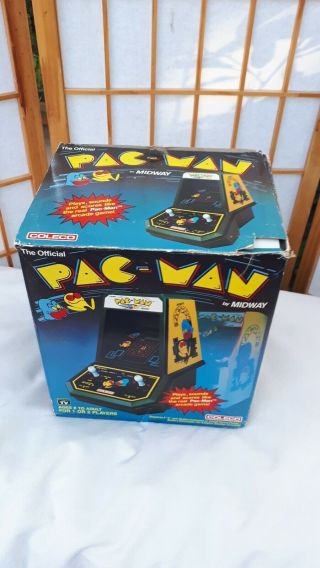 Coleco Pac - Man Vintage Handheld Arcade Tabletop Video Game Console.