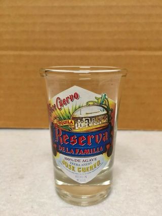 Jose Cuervo Tequila De La Famila Shot Glass Reserve Collectors