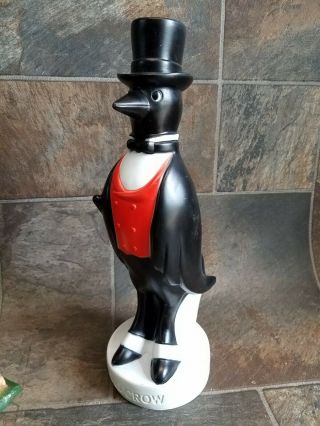 Vintage Old Crow Kentucky Whiskey Advertising Statue