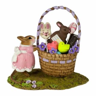 Wee Forest Folk M - 523a Her Easter Goodie Basket