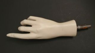 Vintage Large Female Mannequin Hand Retro 10 1/4 " Long Display Store Jewelry