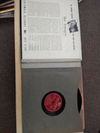 HOT TRUMPETS Armstrong Reiderbecke Columbia 78 rpm 10 