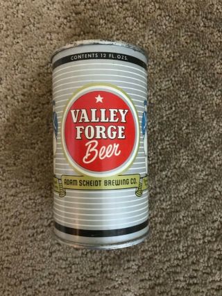 Rare Valley Forge Beer Flat Top Can Adam Scheidt Brewing Company