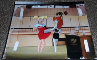 Batman Animated Series Cel Harley Quinn Poison Ivy Harleen and Pam 2