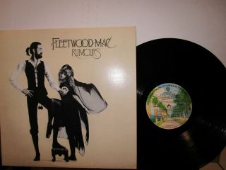Fleetwood Mac Rumours 1977 Texture Wb & 2 Pg Inner Vinyl Lp Ex,  N/m