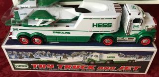 2010 Hess " Toy Truck And Jet  In The Box With "