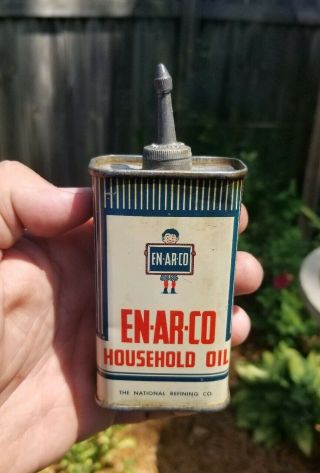 Vintage ENARCO EN - AR - CO Household Handy Oiler Oil Can 4