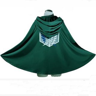 2017 Anime Attack On Titan Cloak Survey Corps Cotton Hooded Cape Cosplay Costume