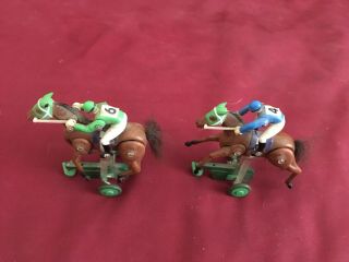 2 Vintage Slot Machine Gambling Galloping Horses With Magnets