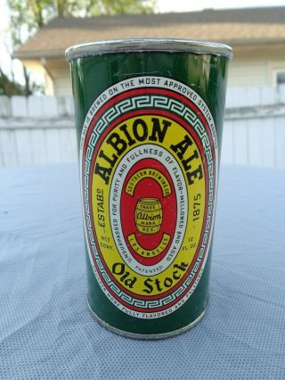 Albion Ale Old Stock Flat Top Beer Can 29 - 24 Southern Brewing Los Angeles,  Ca.