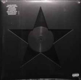 David Bowie Blackstar 1st Us Pressing Die Cut Cover Lazarus Black Vinyl 2015